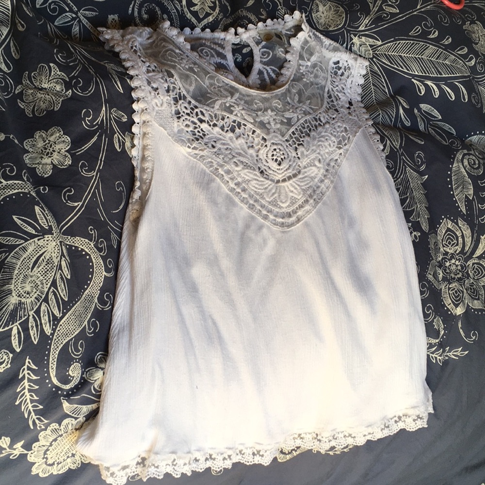 Lace tank top